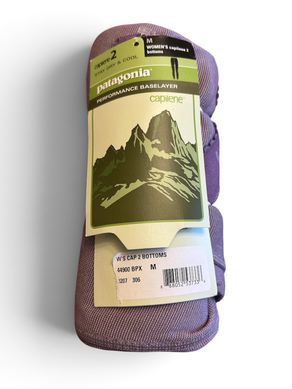 Patagonia Women’s Capilene 2 Baselayer Bottom Medium in Light Purple